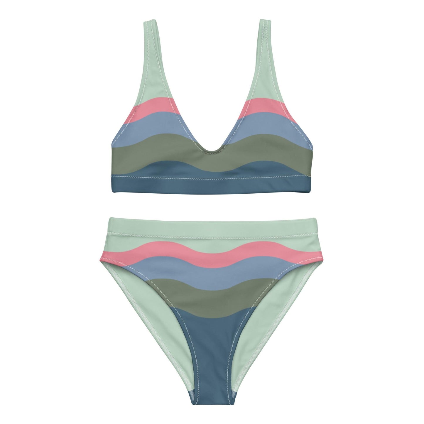 𝓶 recycled slider bikini / acqua - nannalè