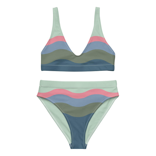 𝓶 recycled slider bikini / acqua - nannalè
