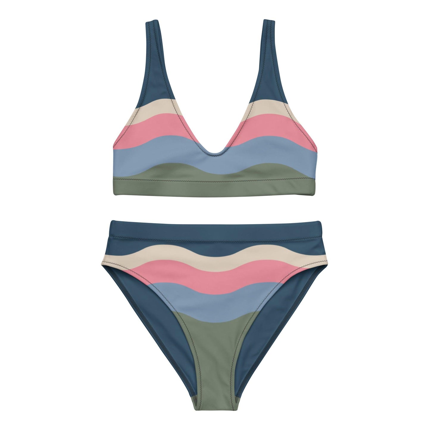 𝓶 recycled slider bikini / oltremare - nannalè