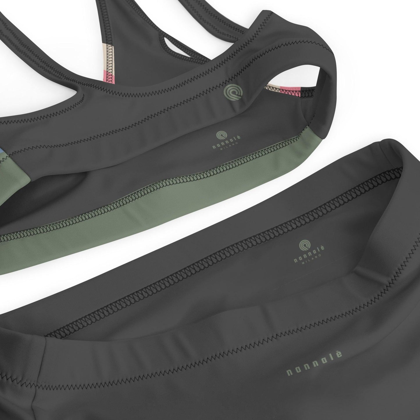 𝓶 recycled slider bikini / cenere - nannalè