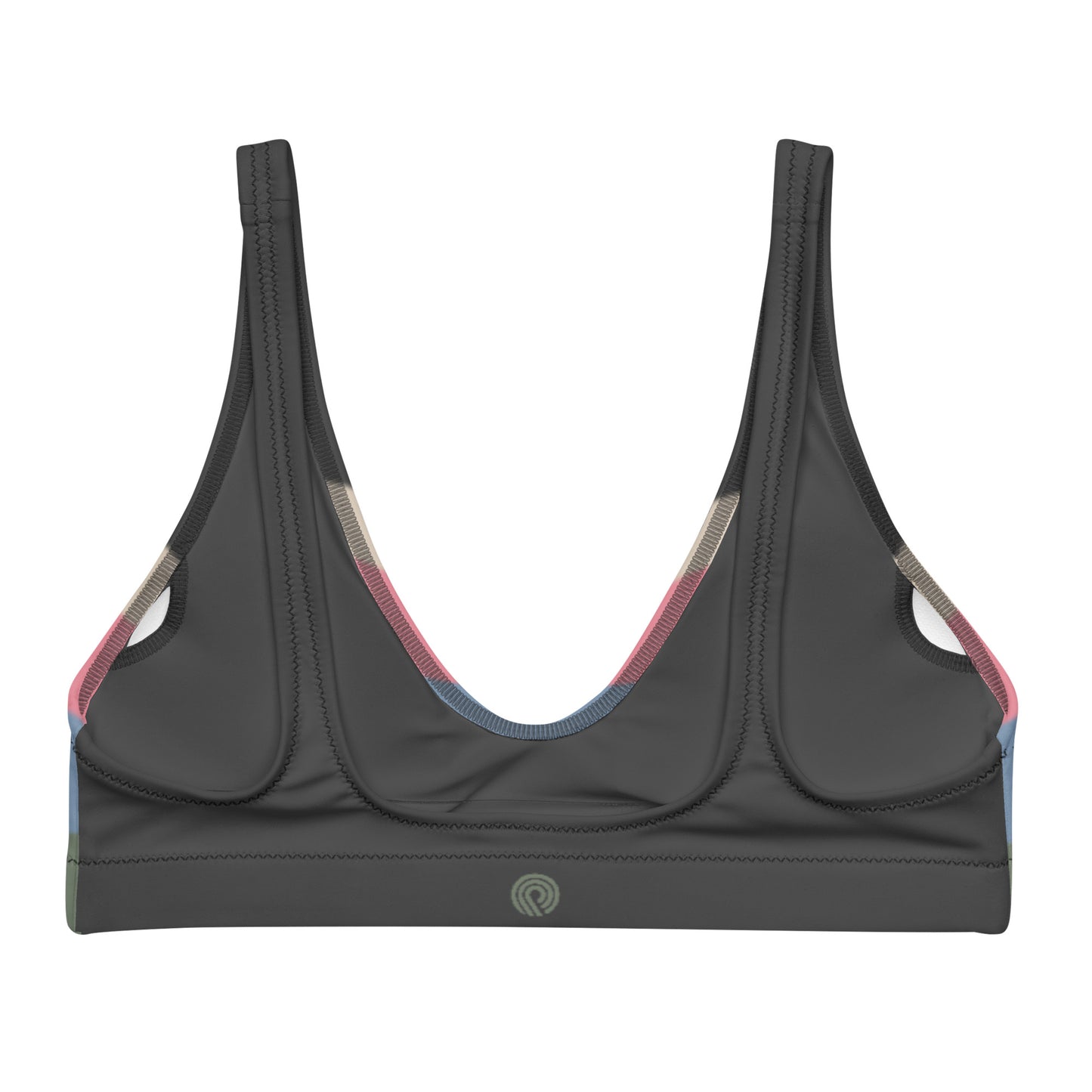 bikini top / cenere