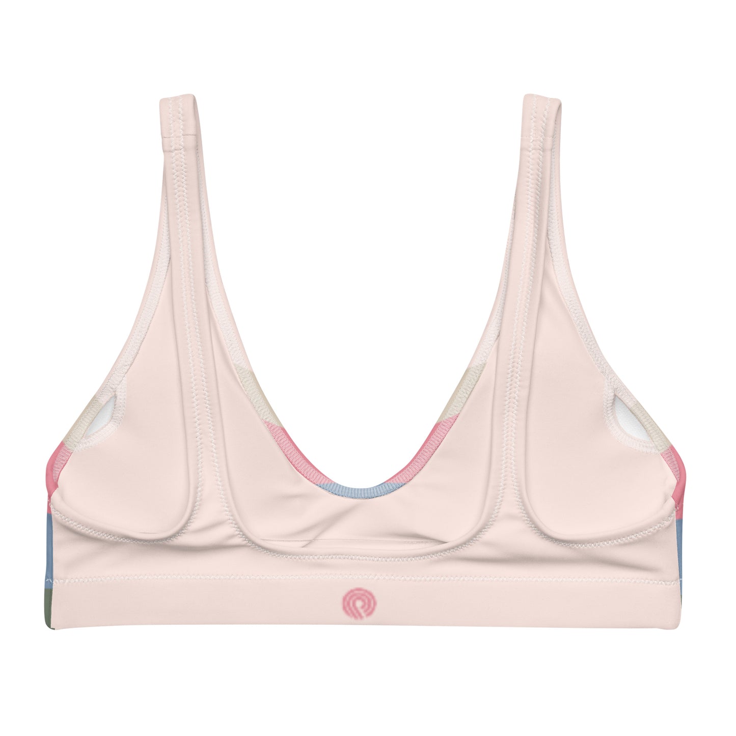 bikini top / cipria