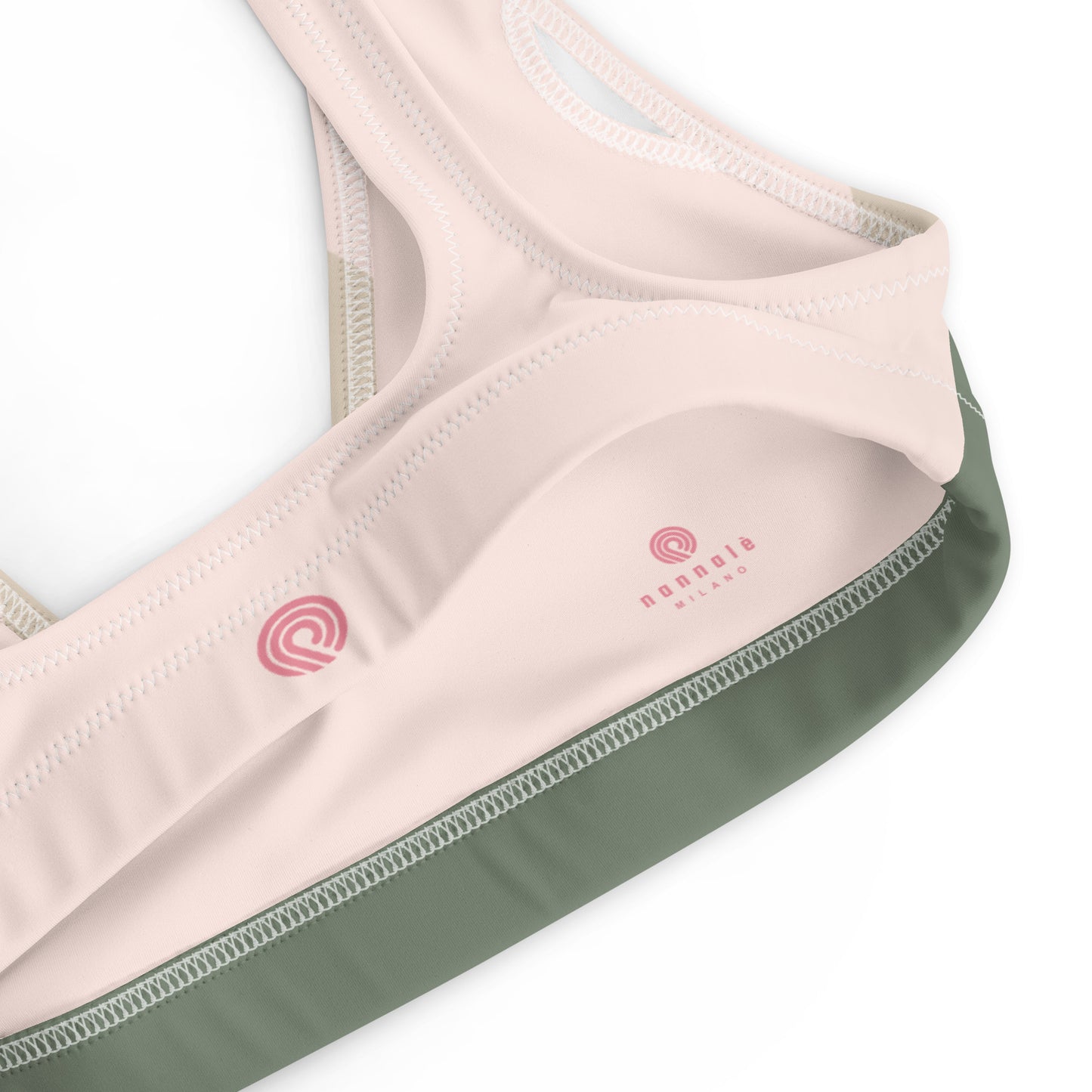 bikini top / cipria