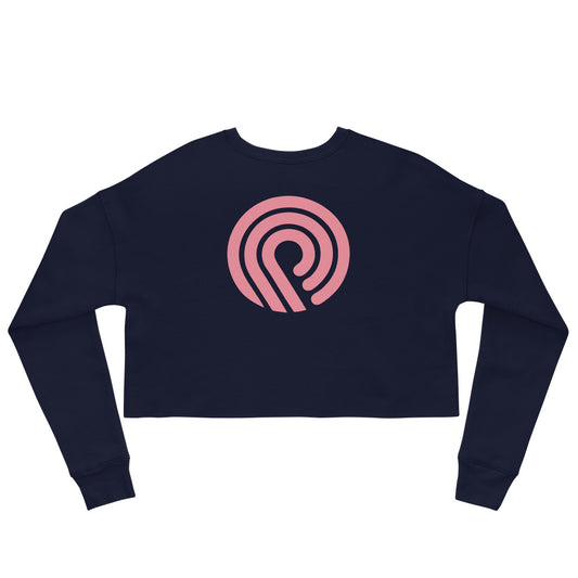 chilly nights crop sweatshirt / oltremare