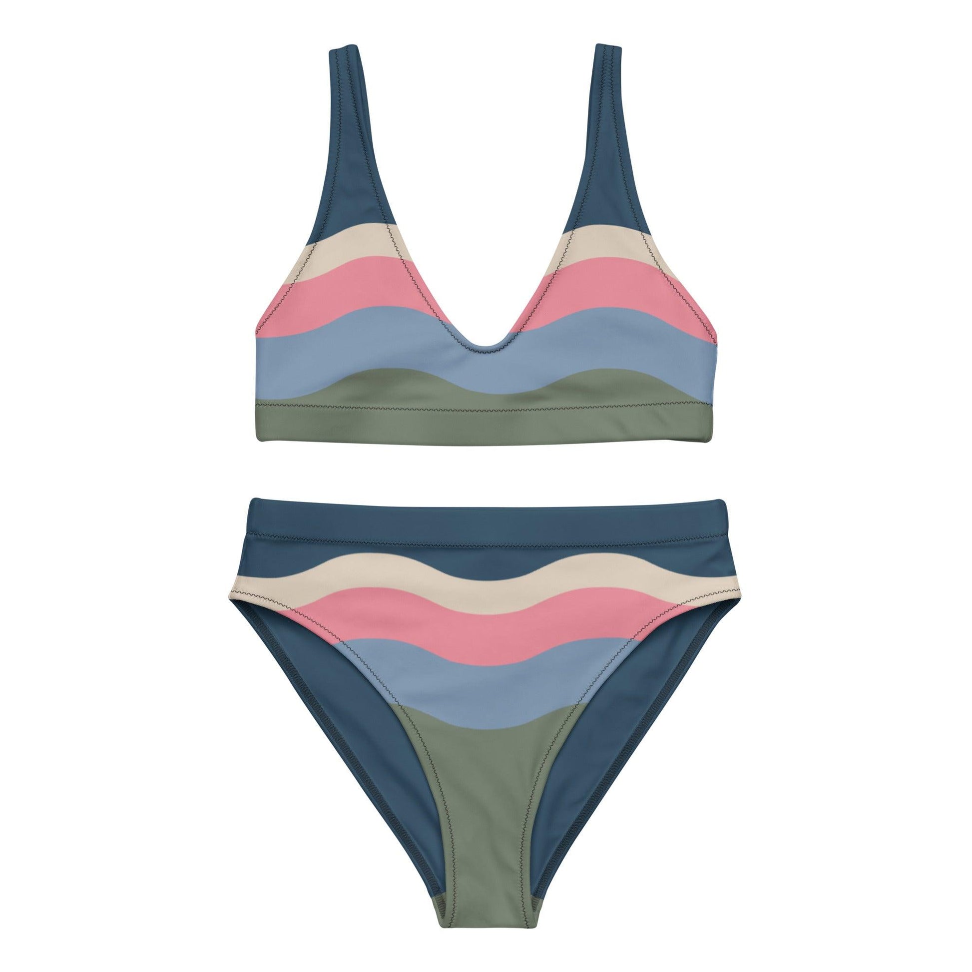 𝓶 recycled slider bikini / oltremare - nannalè