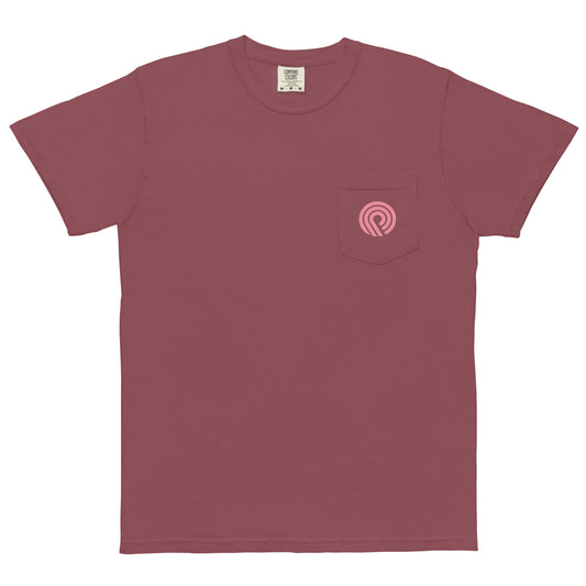 lazy days pocket t-shirt / malva