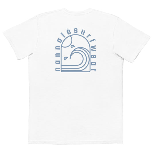 lazy days print t-shirt / white