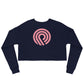 chilly nights crop sweatshirt / oltremare